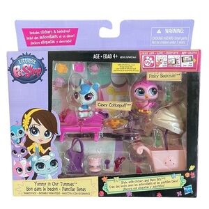 LITTLEST PET SHOP LPS NIB Yummy in our Tummies Play Set